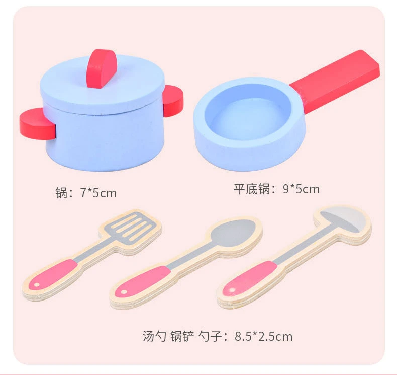 China Wholesale Popular Push Toy Kitchen Baby New Products Factory Direct Sale Small Pretend Toys for Children Kids Baby Educational Wooden Play Kitchen Toys