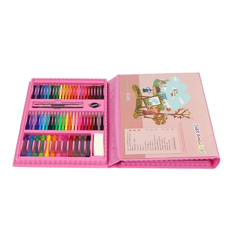 Back to School 176-Piece Stationery Gift Art Set for Kids