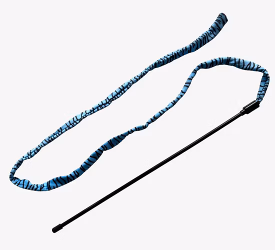 Wellpappe-Spielzeug, hochwertiges, lustiges, süßes Katzen-Teaser-Stick-Katzenschnur-Spielzeug